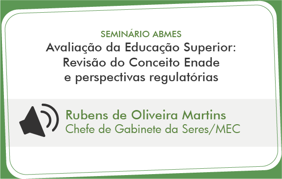 Avaliação da Educação Superior: Revisão do Conceito Enade e Perspectivas Regulatórias (Rubens Martins)