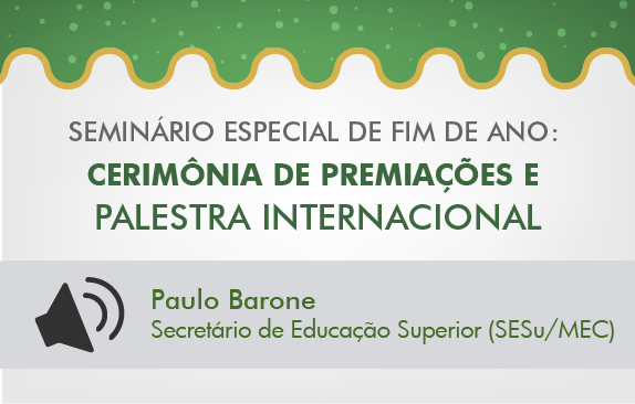 Seminário Especial de Fim de Ano | Outorga do Mérito ABMES da Educação Superior (Paulo Barone)
