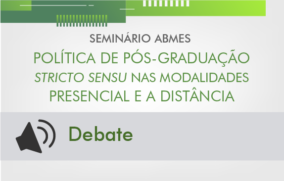 Seminário ABMES| Política de pós-graduação (Debate)