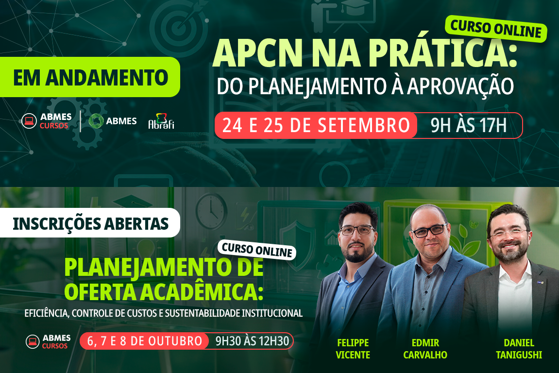 SLIDER - Curso Planejamento de oferta acadêmica: eficiência, controle de custos e sustentabilidade institucional
