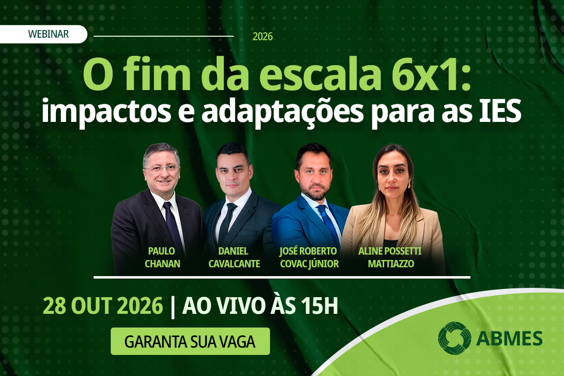 Webinar - O fim da escala 6x1: impactos e adaptações para as IES