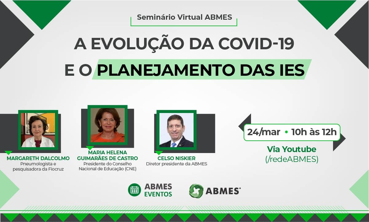 Seminário Virtual ABMES | A evolução da COVID-19 e o Planejamento das IES