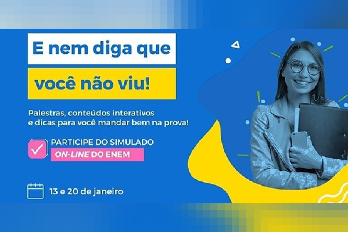 E nem diga que você não viu!