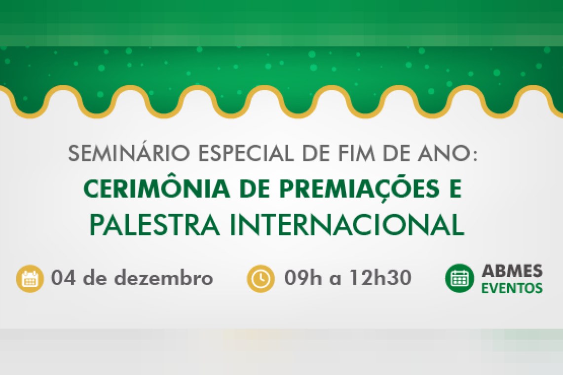Seminário especial de fim de ano: Cerimônia de premiações e palestra internacional